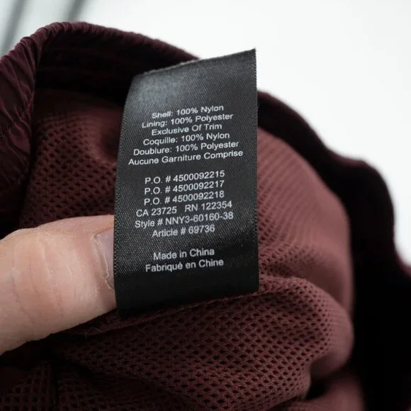 Aritzia TNA Dope Dyed Trackpant Burgundy Maroon | Medium - Picture 8 of 8